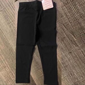 New Toddlers Size 5T Soft Black Fabkids Leggings